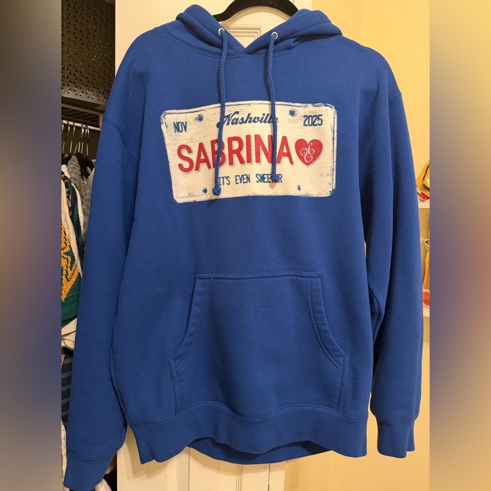 Sabrina Carpenter Blue “Nashville” Hoodie